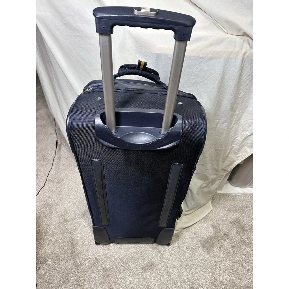 Polo Sport Ralph Lauren Large Rolling Duffle Bag Navy Yellow Wheeled Luggage